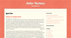 Desktop Screenshot of ambernecklace.net